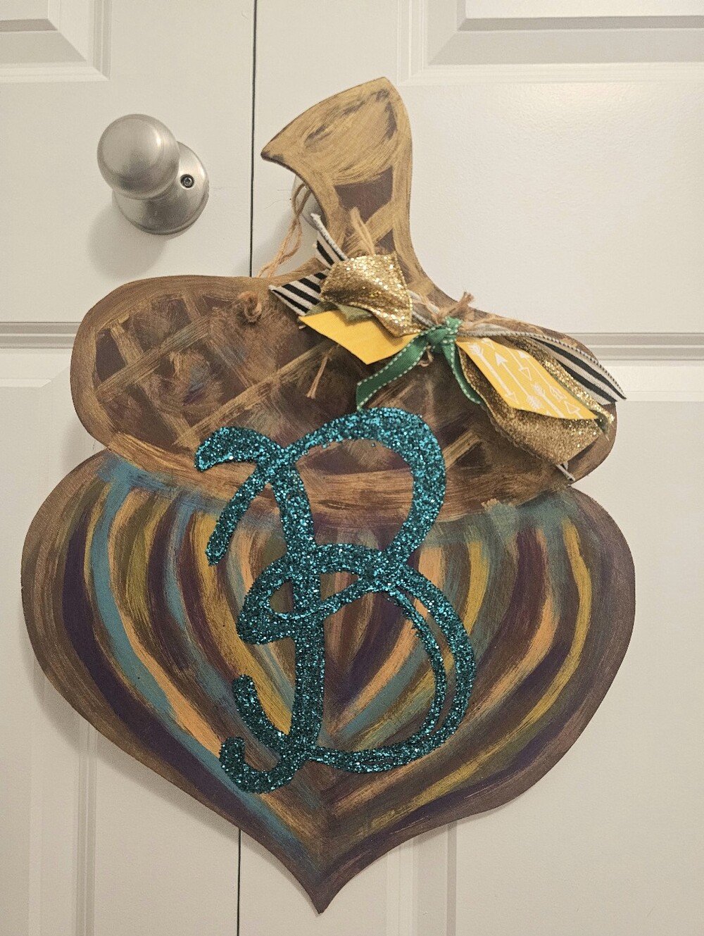 Fall Acorn Door Hanger